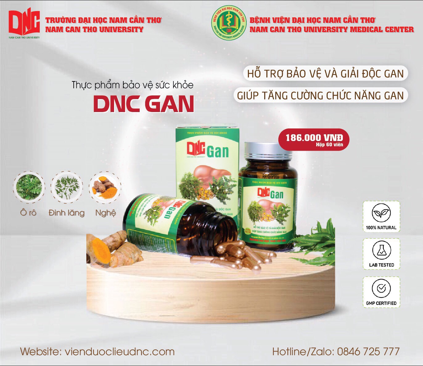 Thực phẩm bảo vệ sức khỏe DNC GAN