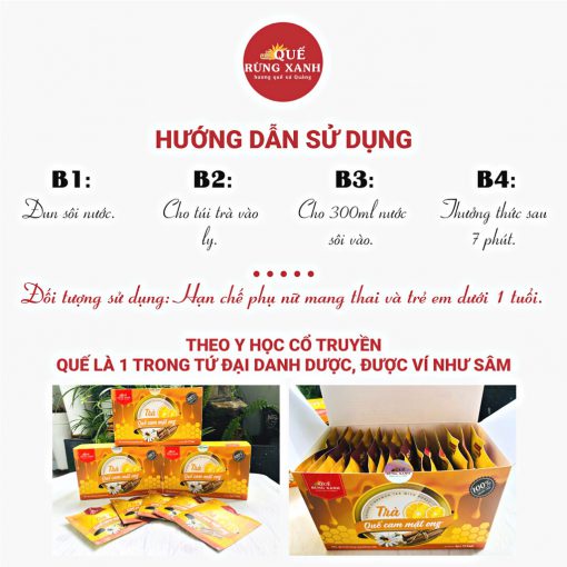 Trà Quế Cam Mật Ong