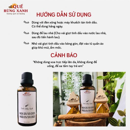 Lọ Tinh Dầu Quế 50ml Nguyên Chất